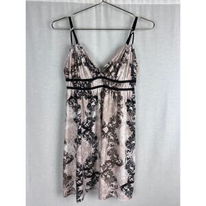 Linea Donatella Dress Babydoll Slip Mini Whimsigoth Filigree Rococo Coquette Bow